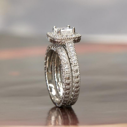 2pc Vintage Love Ring