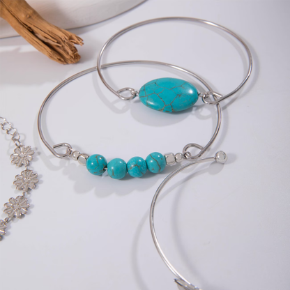 Turquoise Boho Bracelet Stack