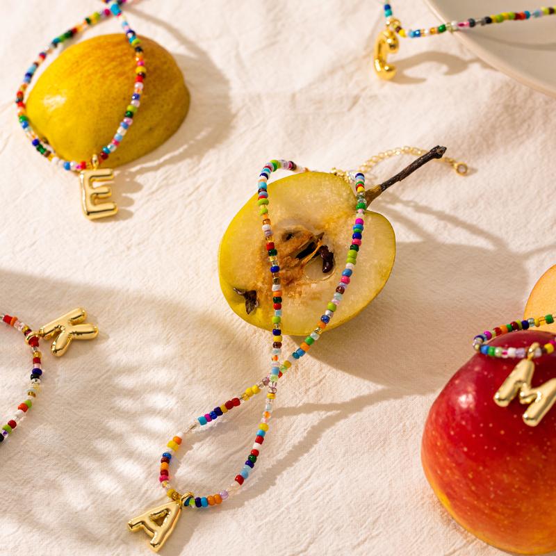 Colorful Letter Necklace