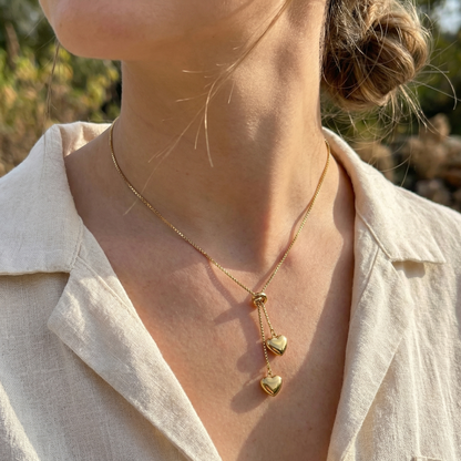 Double Heart Necklace