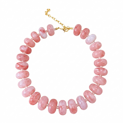 Chunky Summer Beaded Necklace