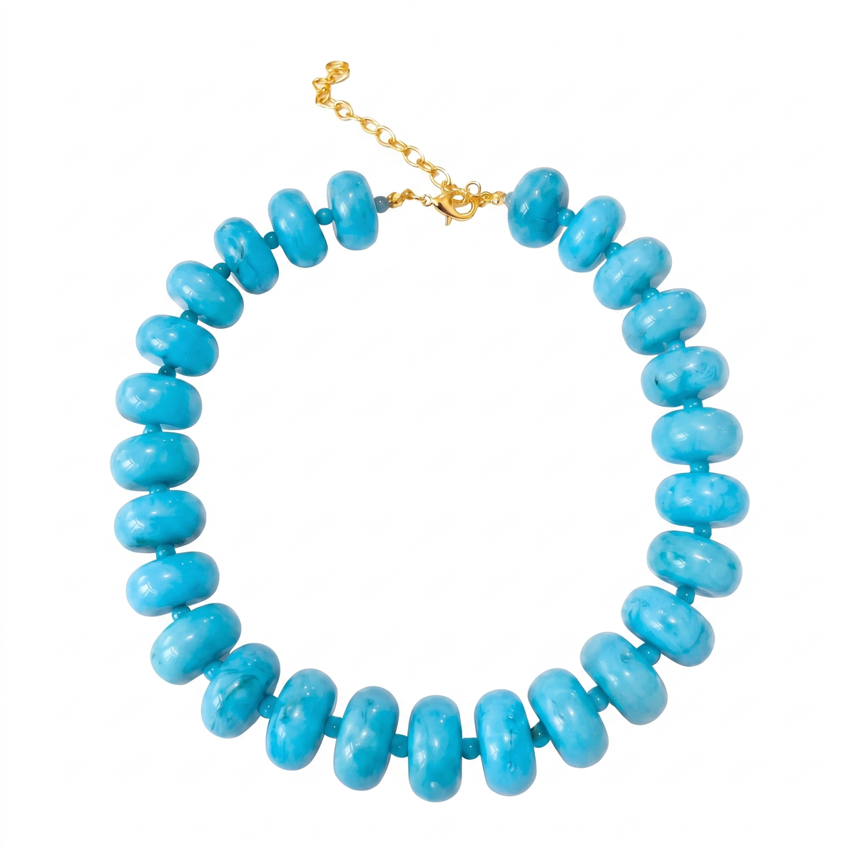 Chunky Summer Beaded Necklace
