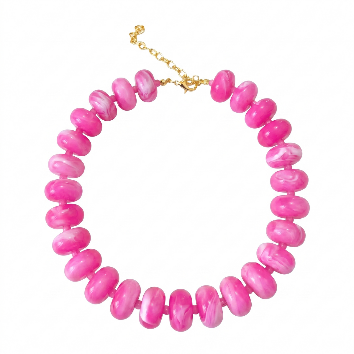 Chunky Summer Beaded Necklace