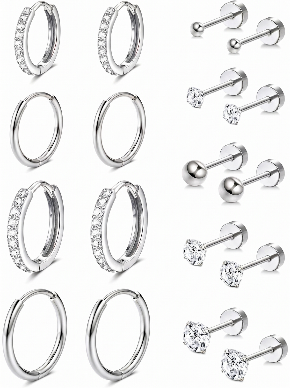 14k Earrings Set