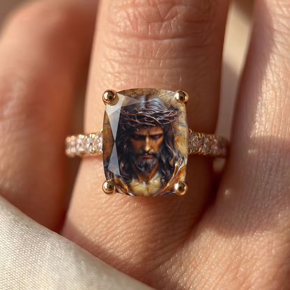 Jesus Square Ring