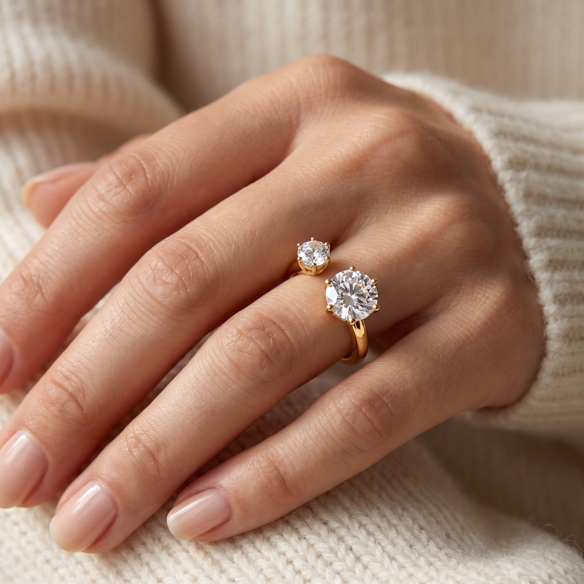 Twin Flame Eternity Ring