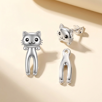 Dangling Cat Earrings