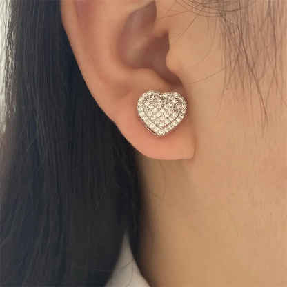 Dazzling Heart Earring