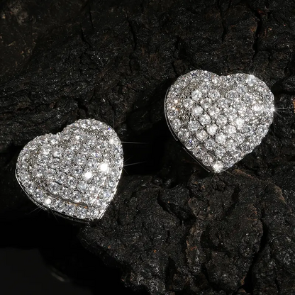 Dazzling Heart Earring