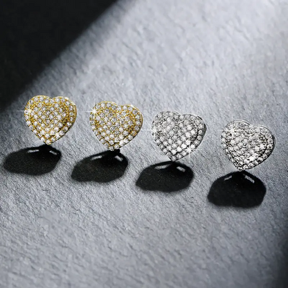 Dazzling Heart Earring