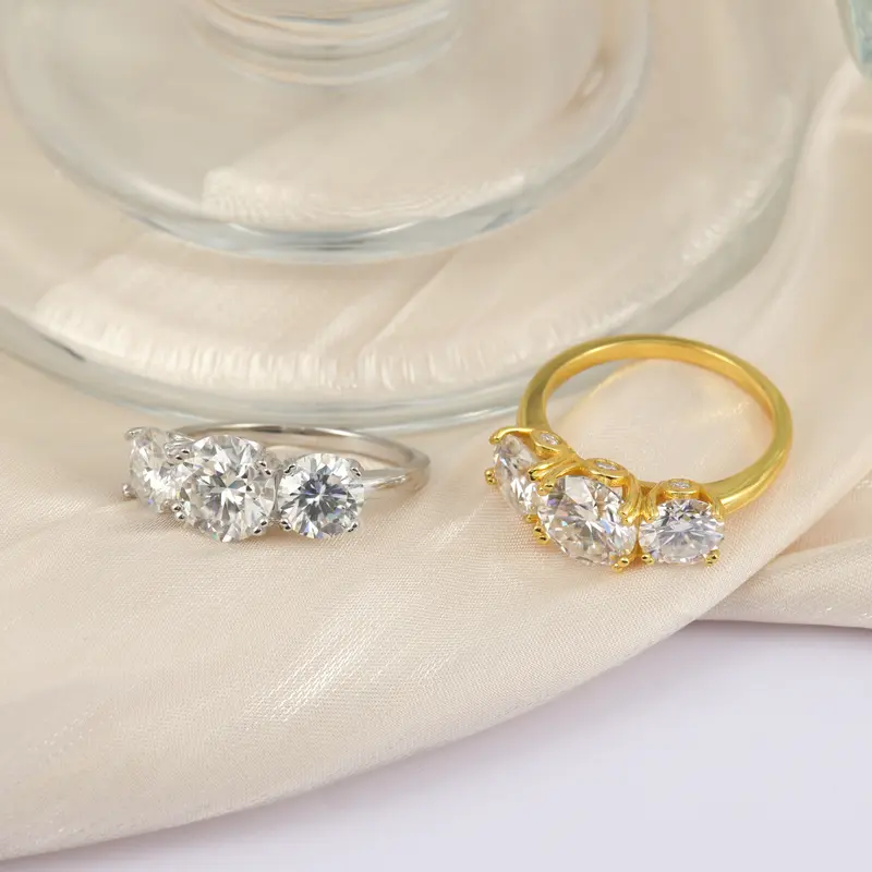 4ct Three Stone Ring