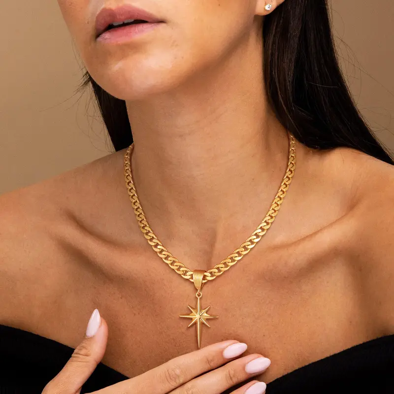 8 Pointed Star Necklace