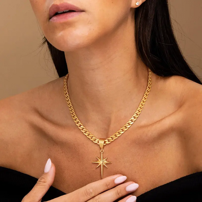 8 Pointed Star Necklace