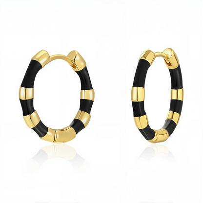 14k Huggie Dangle Earring