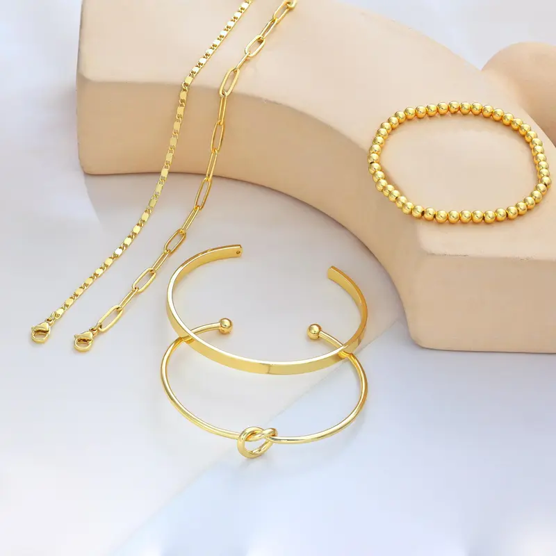 5pc Adjustable Bracelet Set
