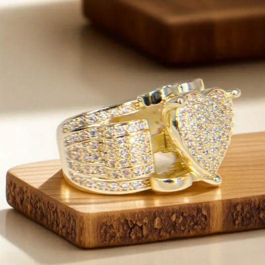 Zirconia Heart Shaped Ring