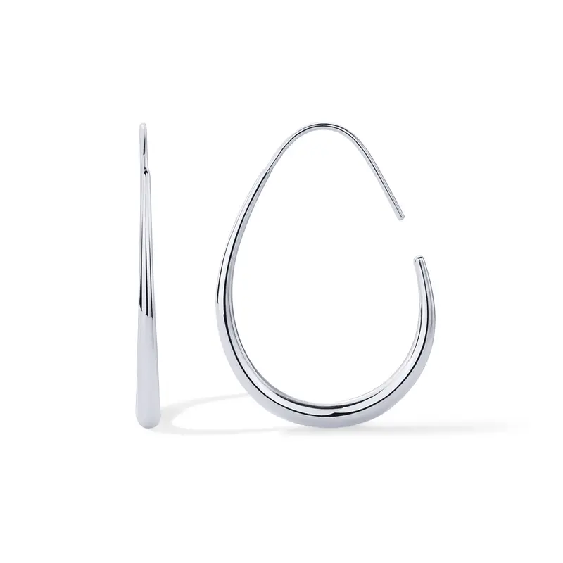 Teardrop Hoop Earring