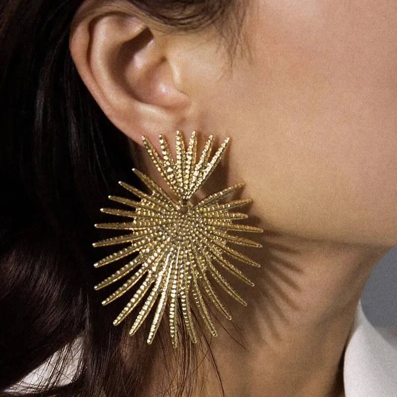 Retro Sunburst Earrings