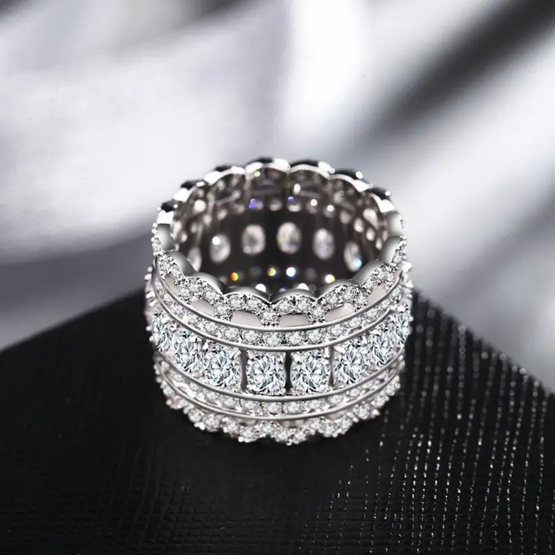 Multilayer Elegant Zirconia Ring