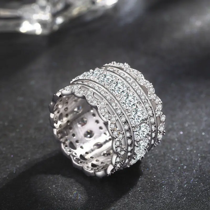 Multilayer Elegant Zirconia Ring