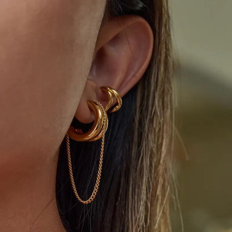Tassel Hoop Earrings