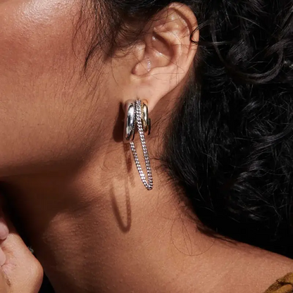 Tassel Hoop Earrings