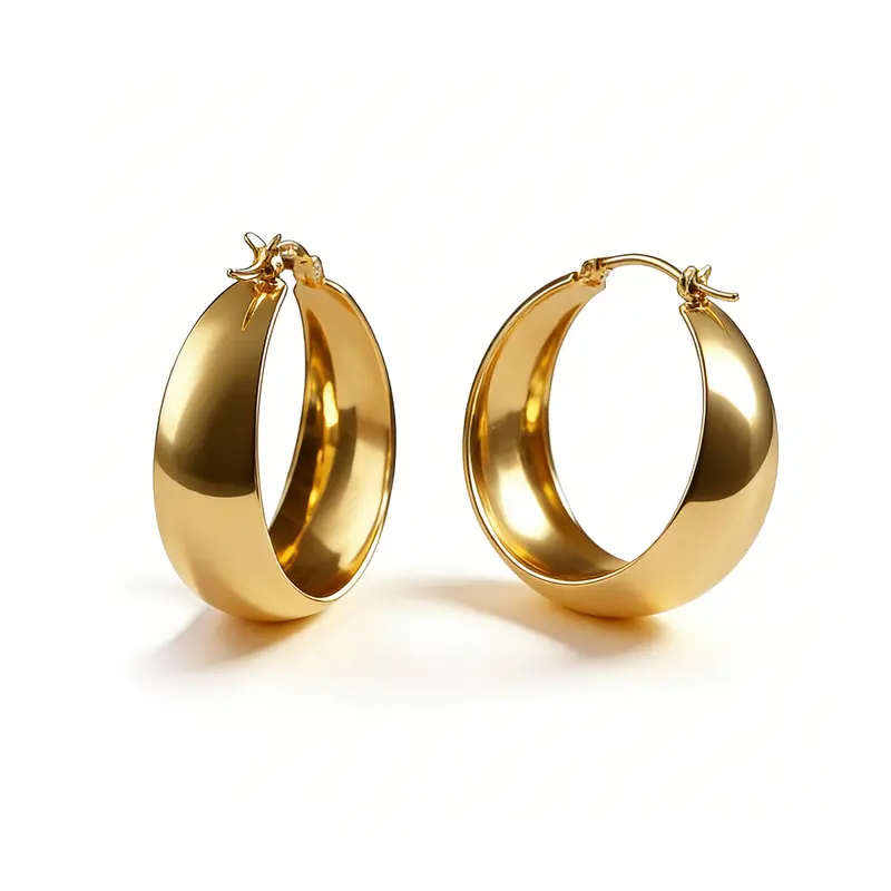 Large Hoop Earrings Classic