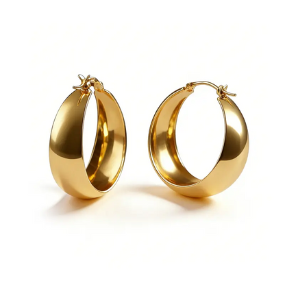 Large Hoop Earrings Classic