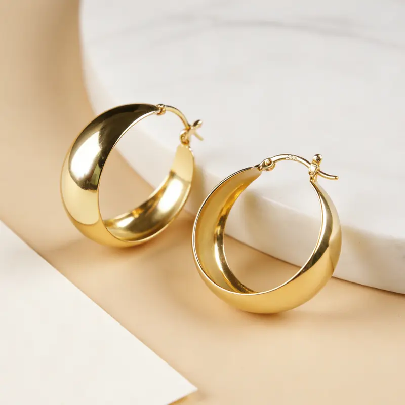 Large Hoop Earrings Classic