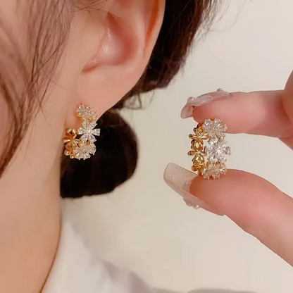 Exquisite Flower Earrings