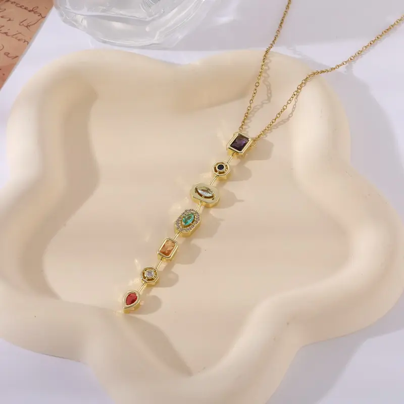 Boho Chakra Necklace & Earrings
