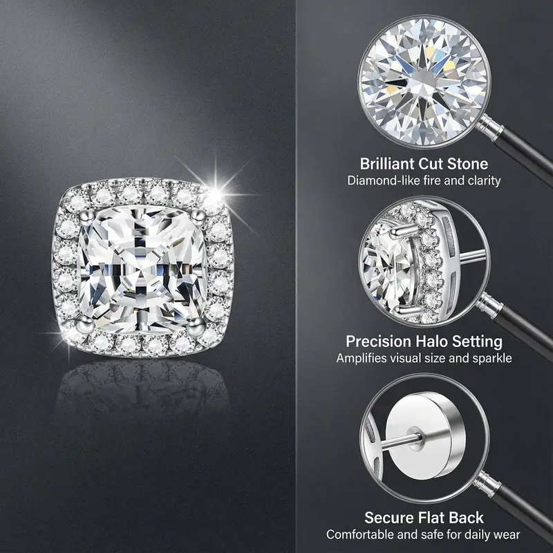 Halo Stud Earrings