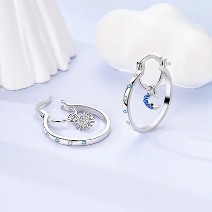 Celestial Hoop Earrings