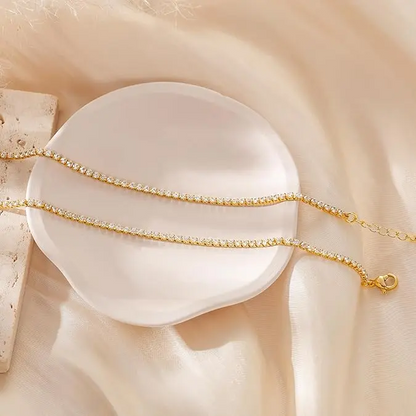 Dainty Tennis Necklace