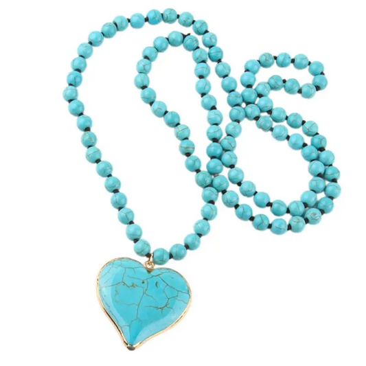 Turquoise Heart Necklace