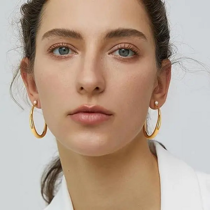 2 in 1 Stud & Hoop Earrings