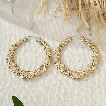 Braided Hoop Earrings