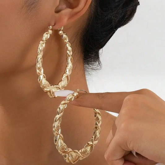 Braided Hoop Earrings