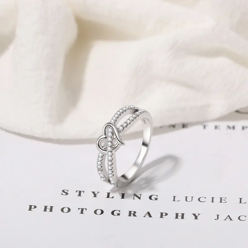 Infinity Heart Promise Ring