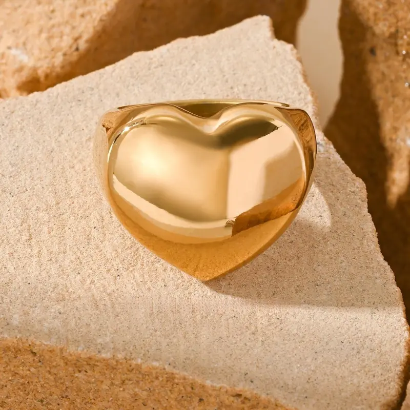 Smooth Heart Shaped Ring
