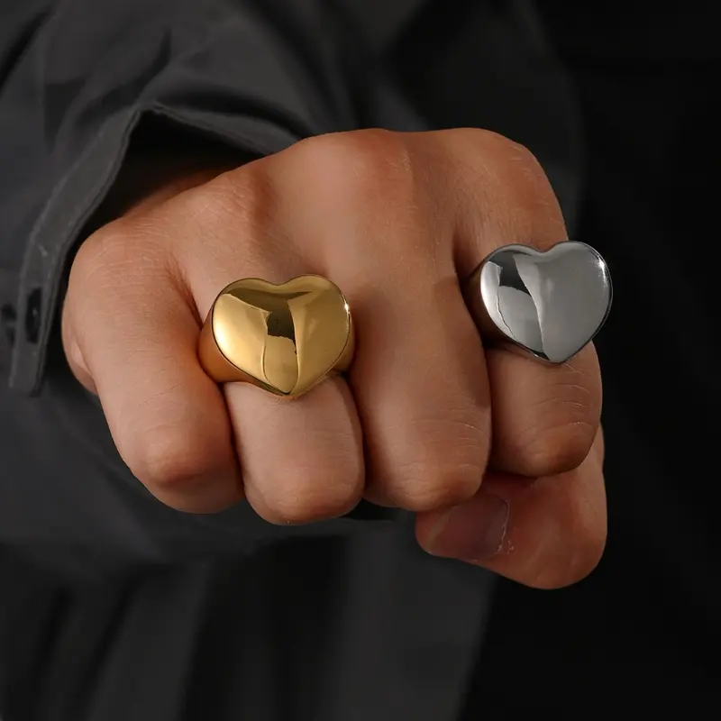 Smooth Heart Shaped Ring