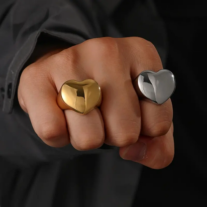 Smooth Heart Shaped Ring