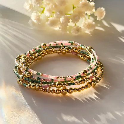 5pc Boho Beaded Bracelets