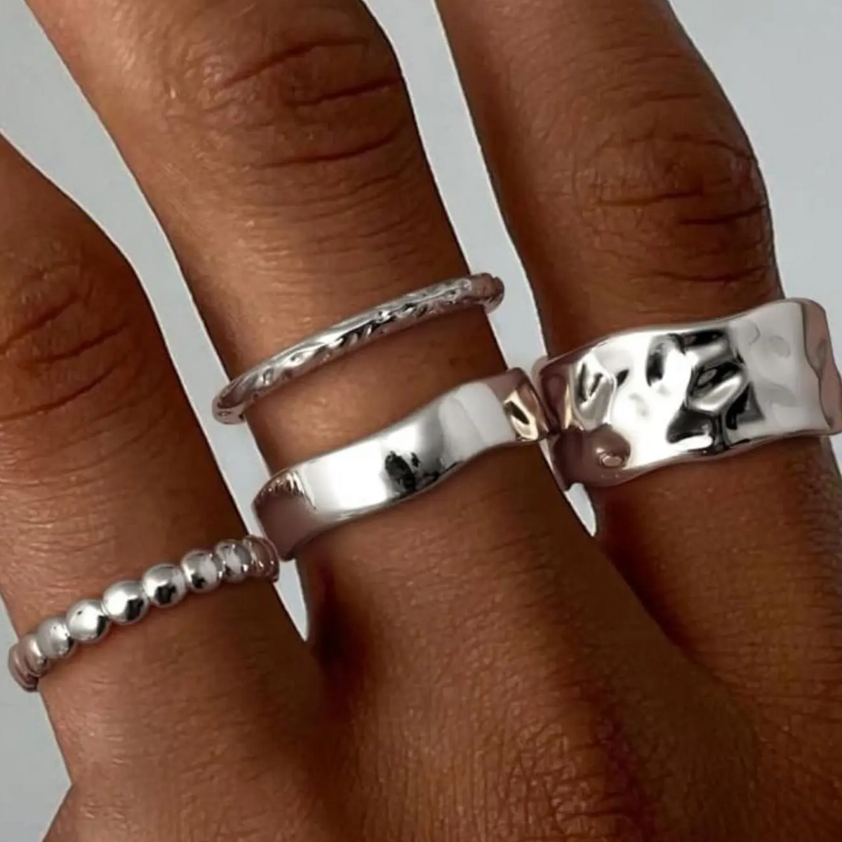 4pc Stackable Ring Set