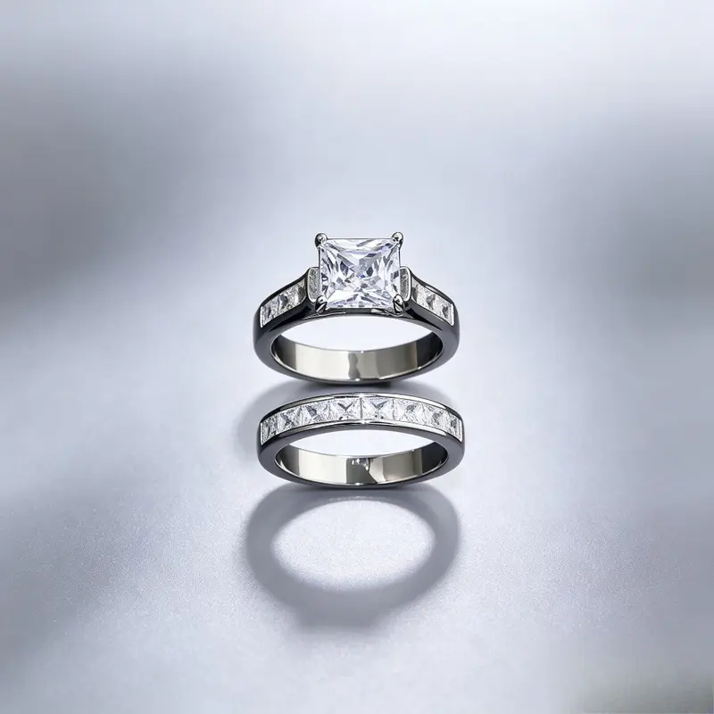 2pc Classic Timeless Ring Set