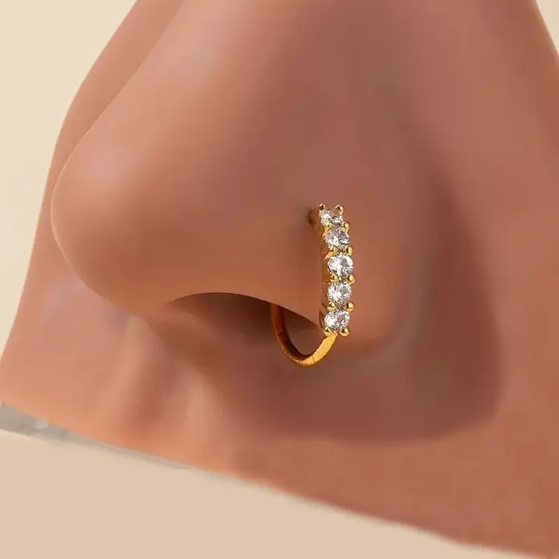 Zircon Nose Ring