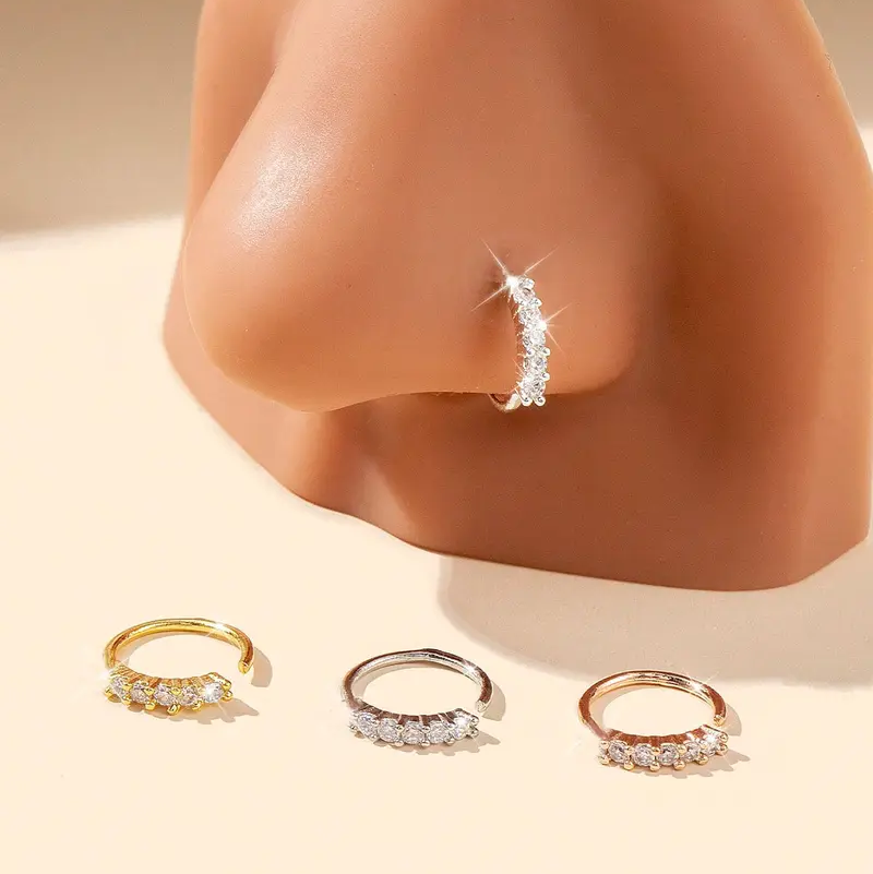 Zircon Nose Ring
