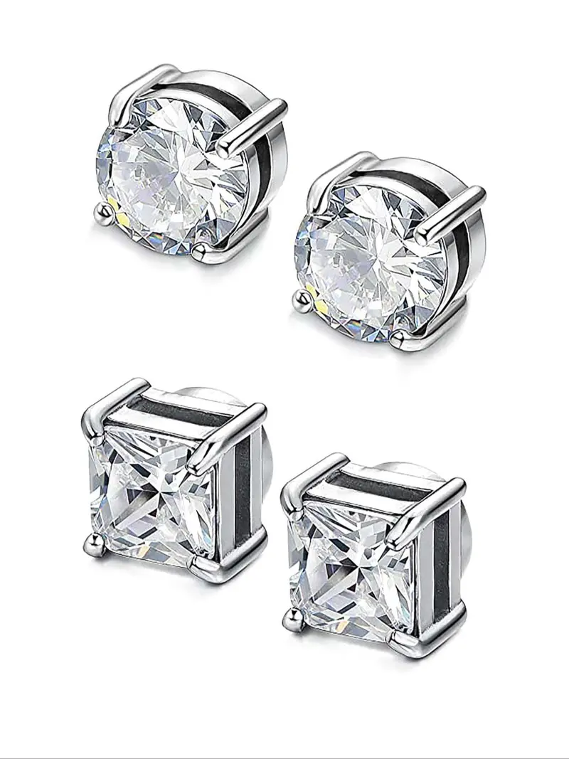 4pc Magnet Earring Set