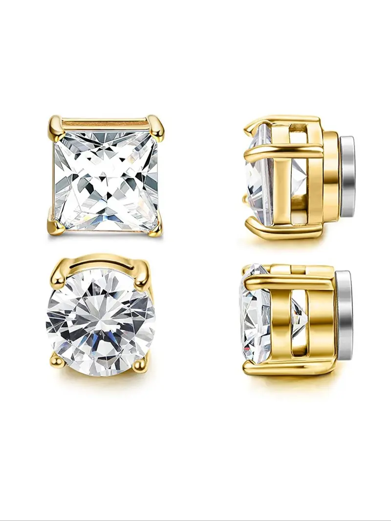 4pc Magnet Earring Set