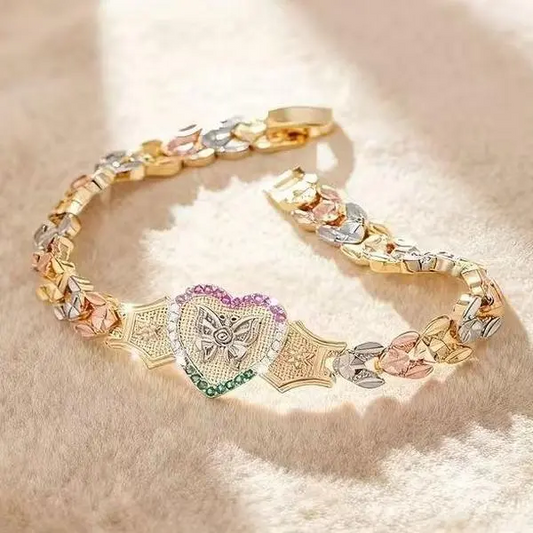 Heart Butterfly Bracelet